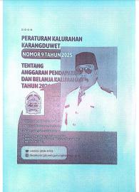 Pemerintah Kalurahan Karangduwet Sahkan Perkal APBKal Tahun Anggaran 2026